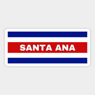 Santa Ana City in Costa Rican Flag Colors Sticker